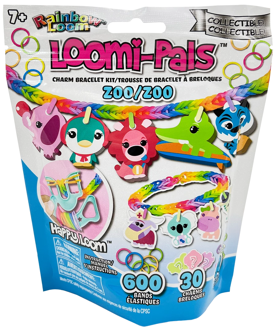 Choon's Design LLC Loomi-Pals Charm Bracelet Kit – Zoo 1 Choon's Design LLC Loomi-Pals Charm Bracelet Kit – Zoo