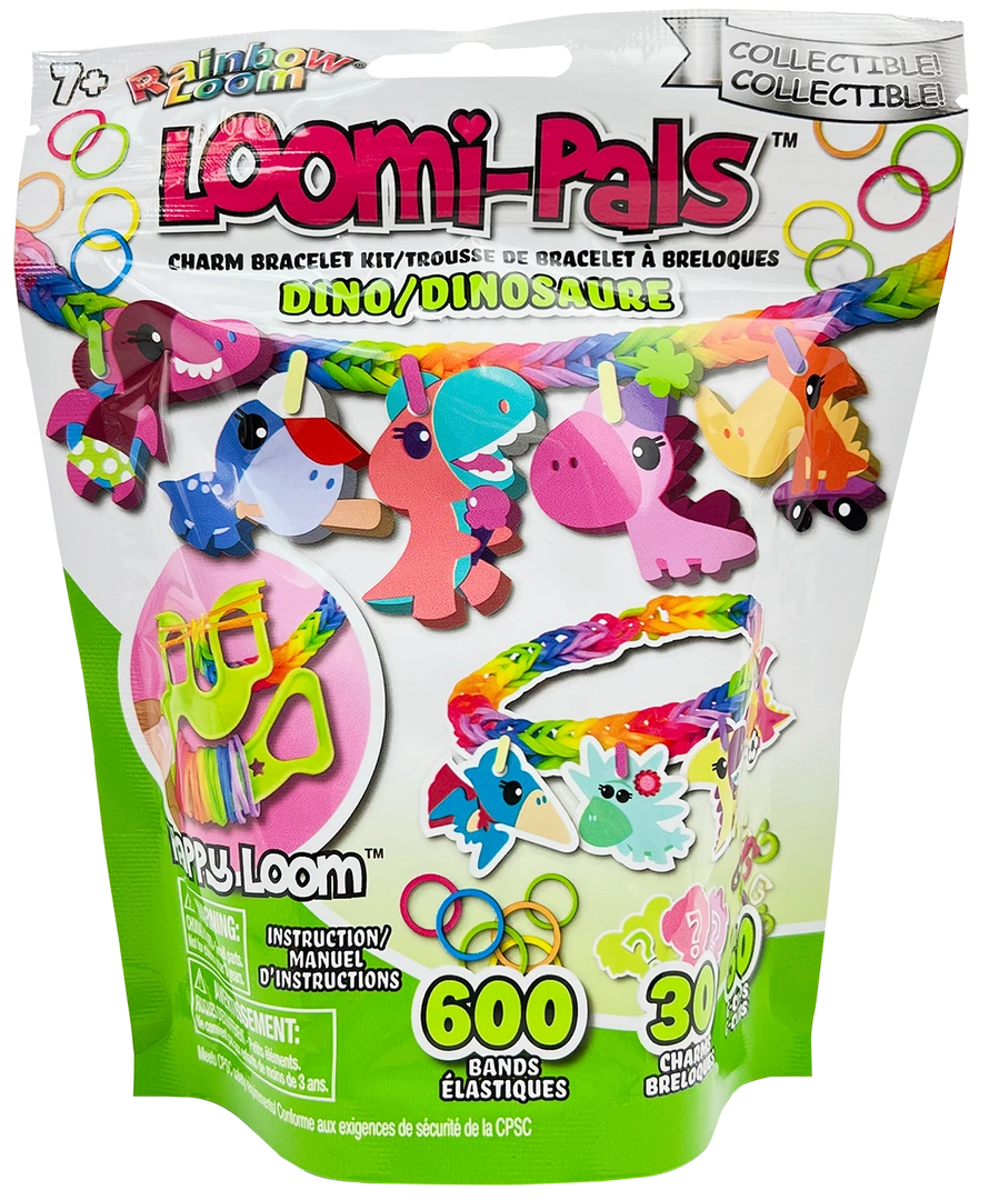 Choon's Design LLC Loomi-Pals Charm Bracelet Kit – Dino 1 Choon's Design LLC Loomi-Pals Charm Bracelet Kit – Dino