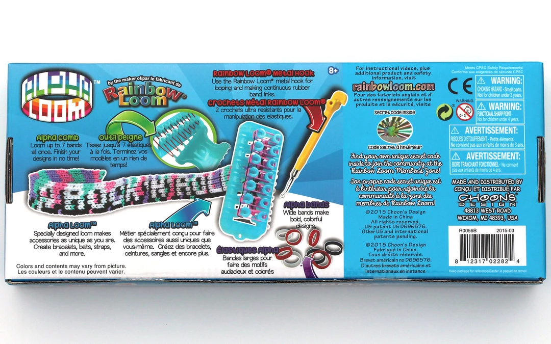 Choon's Design LLC Alpha Loom And Bands Alpha Loom™ 2 Choon's Design LLC Alpha Loom And Bands Alpha Loom™