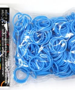 Rainbow Loom USA Webstore Rainbow Loom Rubber Bands RL Band (Cylindric) Blue Topaz