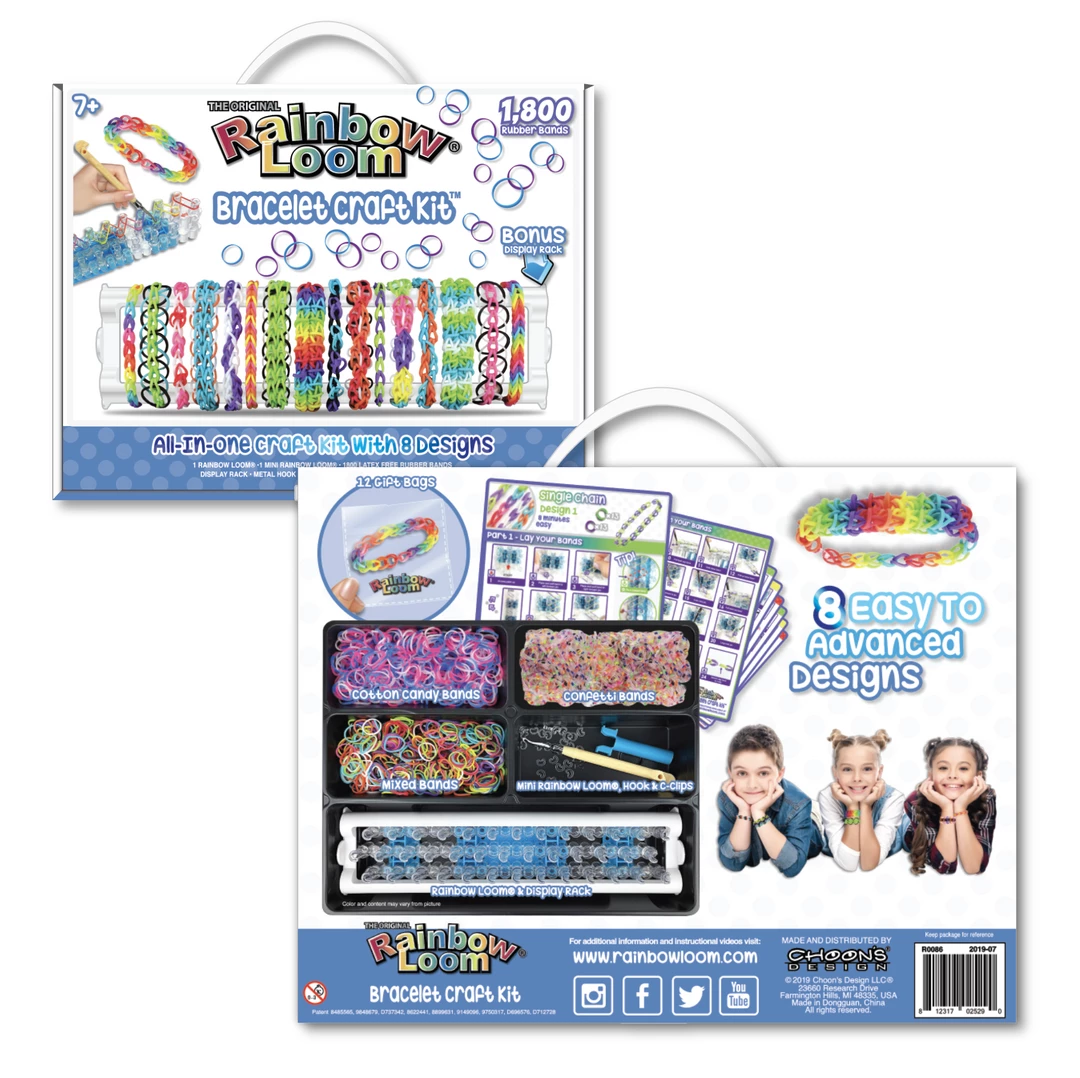 Choon's Design LLC Rainbow Loom® Bracelet Craft Kit #2 Rainbow Loom Products 4 Choon's Design LLC Rainbow Loom® Bracelet Craft Kit #2 Rainbow Loom Products