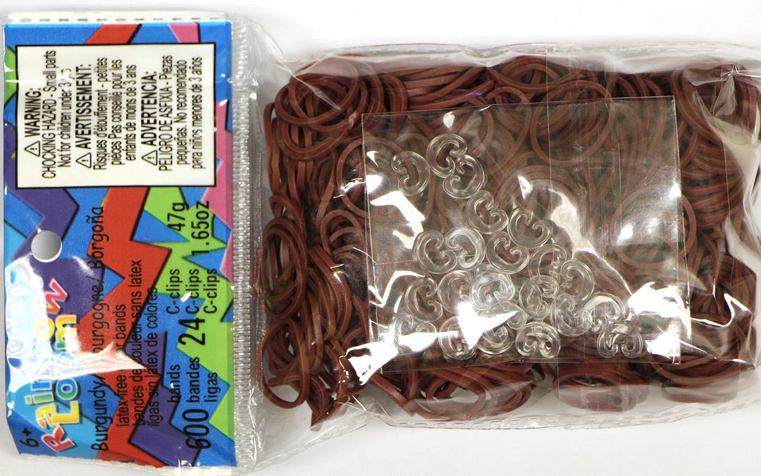 Choon's Design LLC Rainbow Loom Rubber Bands RL Band (Opaque) Burgundy Brown 1 Choon's Design LLC Rainbow Loom Rubber Bands RL Band (Opaque) Burgundy Brown