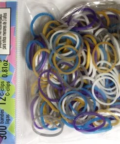 Rainbow Loom USA Webstore Rainbow Loom Rubber Bands RL Band (Silicone 300) Colored Metallic Mixed