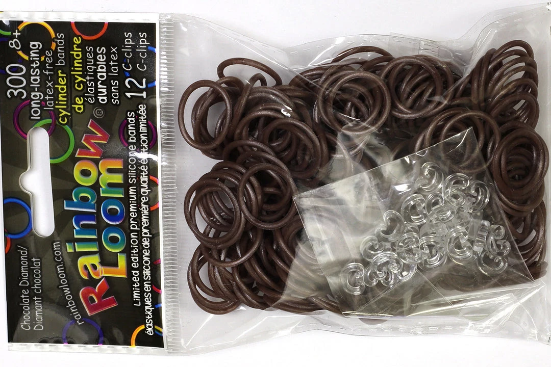 Rainbow Loom USA Webstore Rainbow Loom Rubber Bands RL Band (Cylindric) Chocolate Diamond 1 Rainbow Loom USA Webstore Rainbow Loom Rubber Bands RL Band (Cylindric) Chocolate Diamond