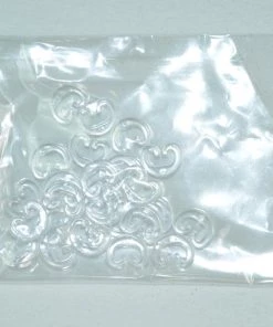 Choon's Design LLC Regular Clear C-clips, Quantity 96 Approximate Rainbow Loom Accessories