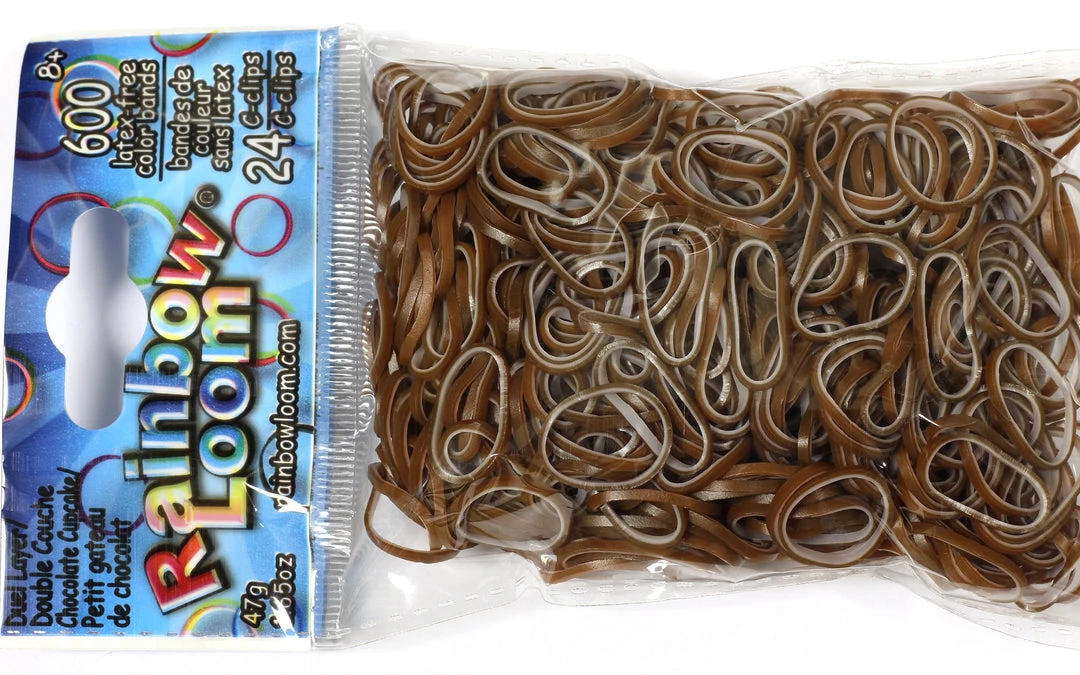 Choon's Design LLC Rainbow Loom Rubber Bands RL Band (DL 600) Chocolate Cupcake 1 Choon's Design LLC Rainbow Loom Rubber Bands RL Band (DL 600) Chocolate Cupcake