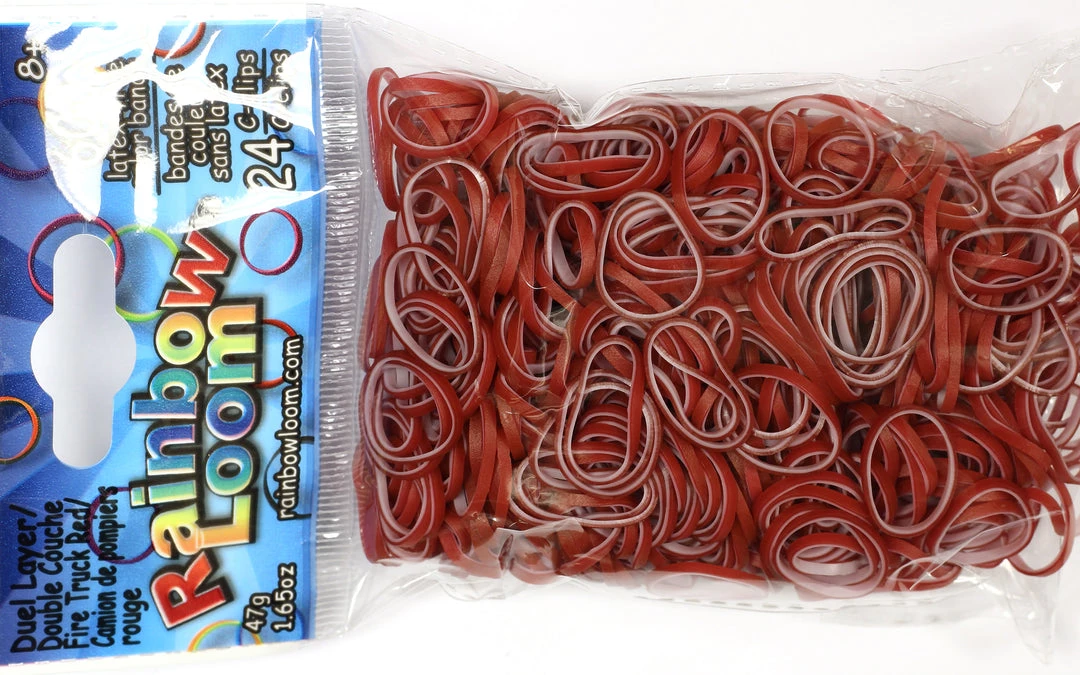 Choon's Design LLC RL Band (DL 600) Fire Truck Red Rainbow Loom Rubber Bands 1 Choon's Design LLC RL Band (DL 600) Fire Truck Red Rainbow Loom Rubber Bands