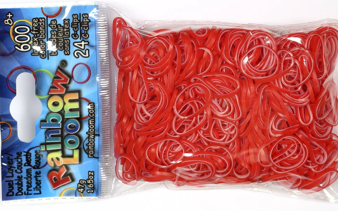 Choon's Design LLC Rainbow Loom Rubber Bands RL Band (DL 600) Freedom Red 1 Choon's Design LLC Rainbow Loom Rubber Bands RL Band (DL 600) Freedom Red