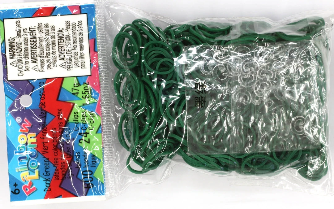 Choon's Design LLC RL Band (Opaque) Dark Green Rainbow Loom Rubber Bands 1 Choon's Design LLC RL Band (Opaque) Dark Green Rainbow Loom Rubber Bands