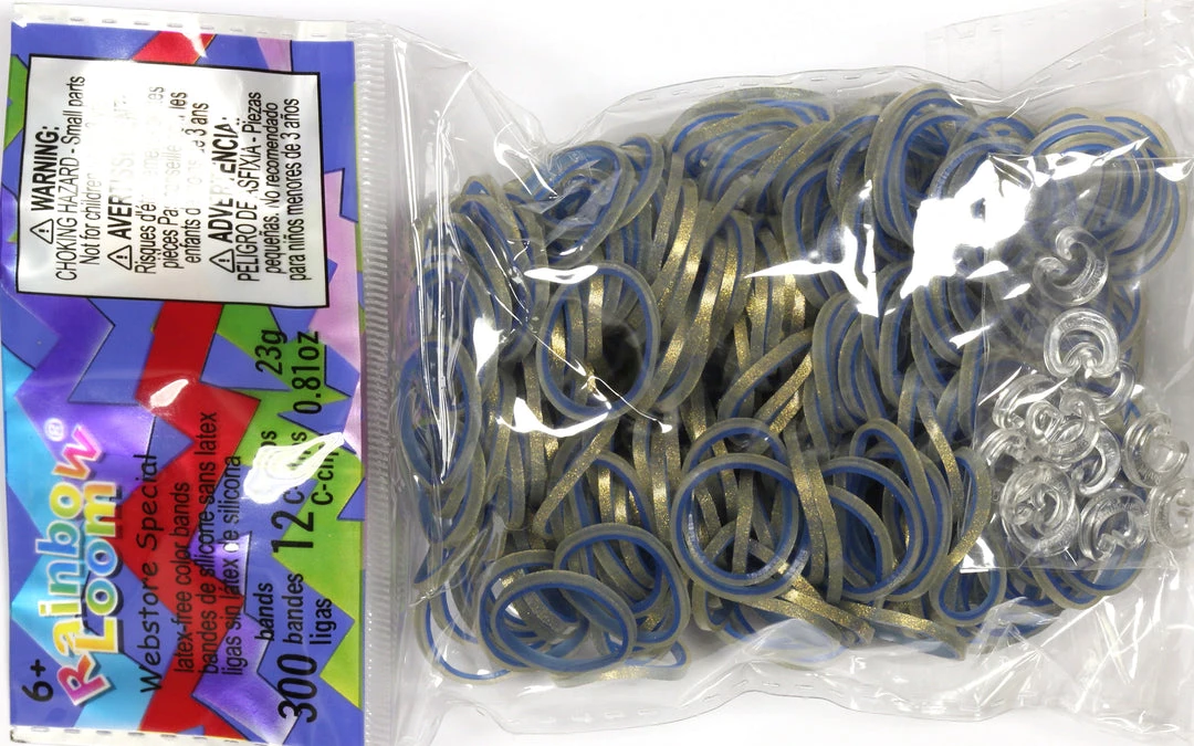 Rainbow Loom USA Webstore RL Band (Egyptian 300) Navy Blue 1 Rainbow Loom USA Webstore RL Band (Egyptian 300) Navy Blue