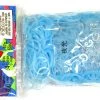 Choon's Design LLC Rainbow Loom Rubber Bands RL Band (Jelly) Electric Blue Glow
