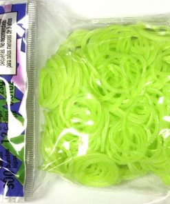 Rainbow Loom USA Webstore RL Band (Sweets 300) Fairy Pastel Lime Green Rainbow Loom Rubber Bands