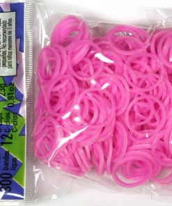 Rainbow Loom USA Webstore RL Band (Sweets 300) Fairy Pastel Pink Rainbow Loom Rubber Bands