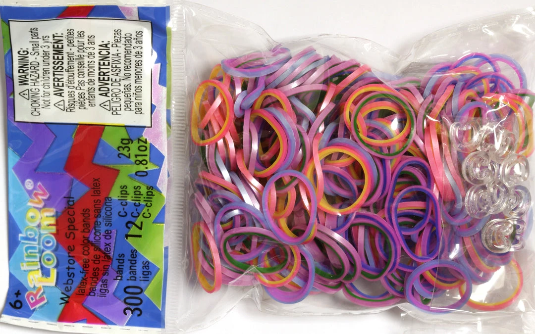 Rainbow Loom USA Webstore Rainbow Loom Rubber Bands RL Band (Pearl 300) Fantasia Mixed 1 Rainbow Loom USA Webstore Rainbow Loom Rubber Bands RL Band (Pearl 300) Fantasia Mixed