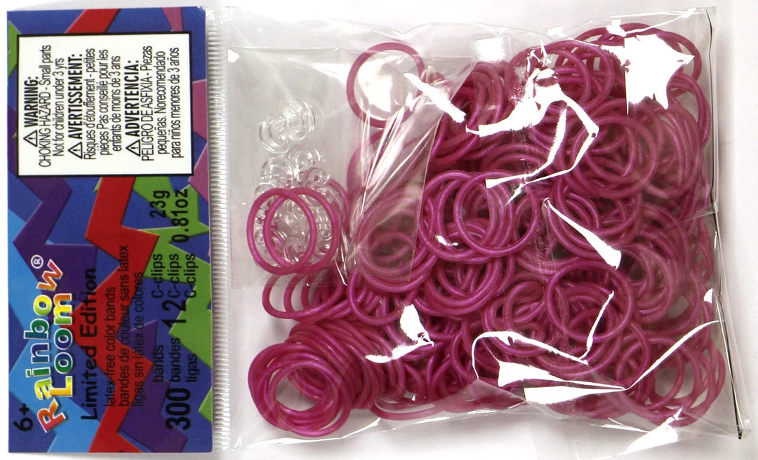 Rainbow Loom USA Webstore RL Band (Limited Edition) Fuchsia Rose Rainbow Loom Rubber Bands 1 Rainbow Loom USA Webstore RL Band (Limited Edition) Fuchsia Rose Rainbow Loom Rubber Bands