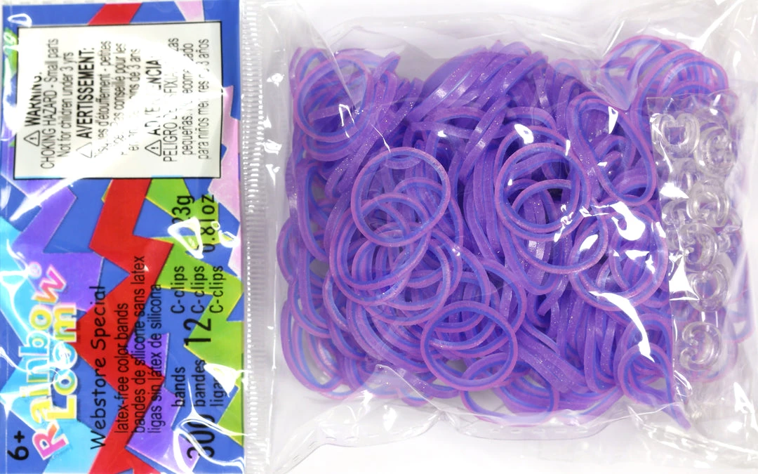 Rainbow Loom USA Webstore Rainbow Loom Rubber Bands RL Band (Galaxy 300) Pink/Blue 1 Rainbow Loom USA Webstore Rainbow Loom Rubber Bands RL Band (Galaxy 300) Pink/Blue