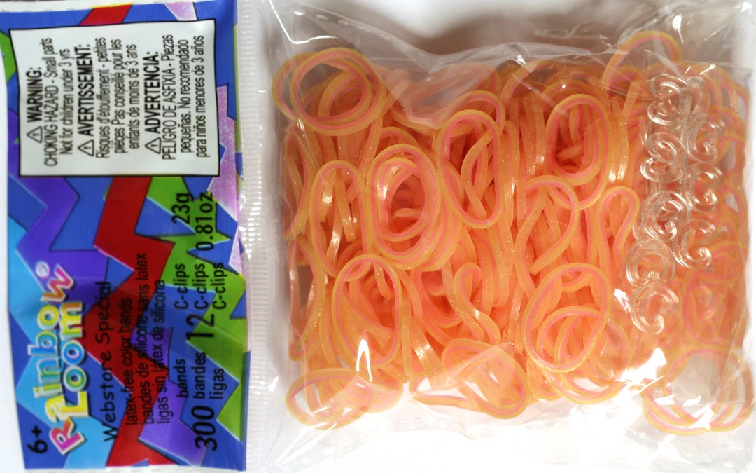 Rainbow Loom USA Webstore RL Band (Galaxy 300) Yellow/Pink 1 Rainbow Loom USA Webstore RL Band (Galaxy 300) Yellow/Pink