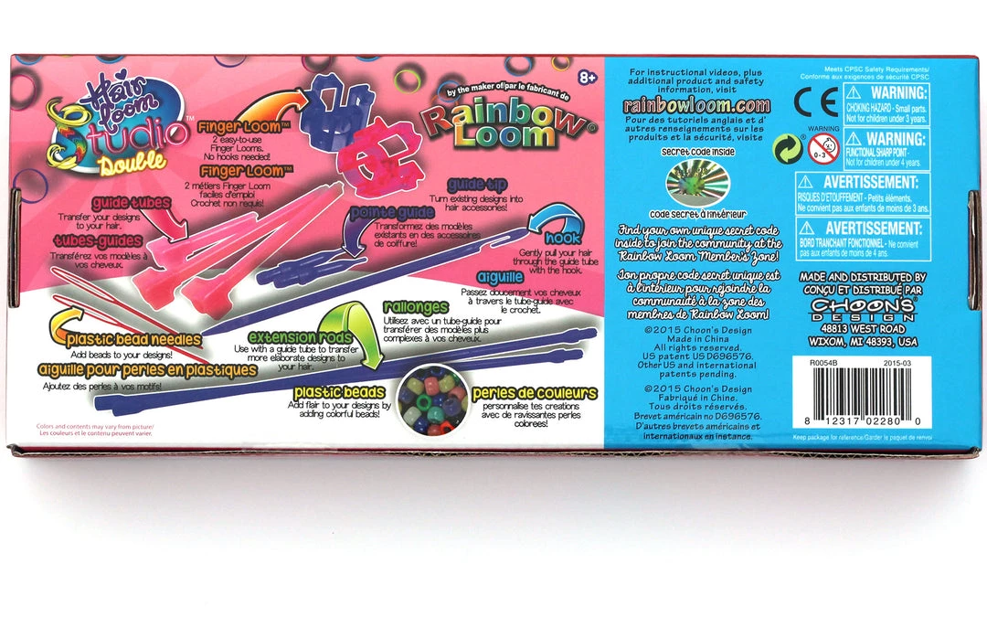 Choon's Design LLC Rainbow Loom Products Hair Loom Studio™ Double 2 Choon's Design LLC Rainbow Loom Products Hair Loom Studio™ Double