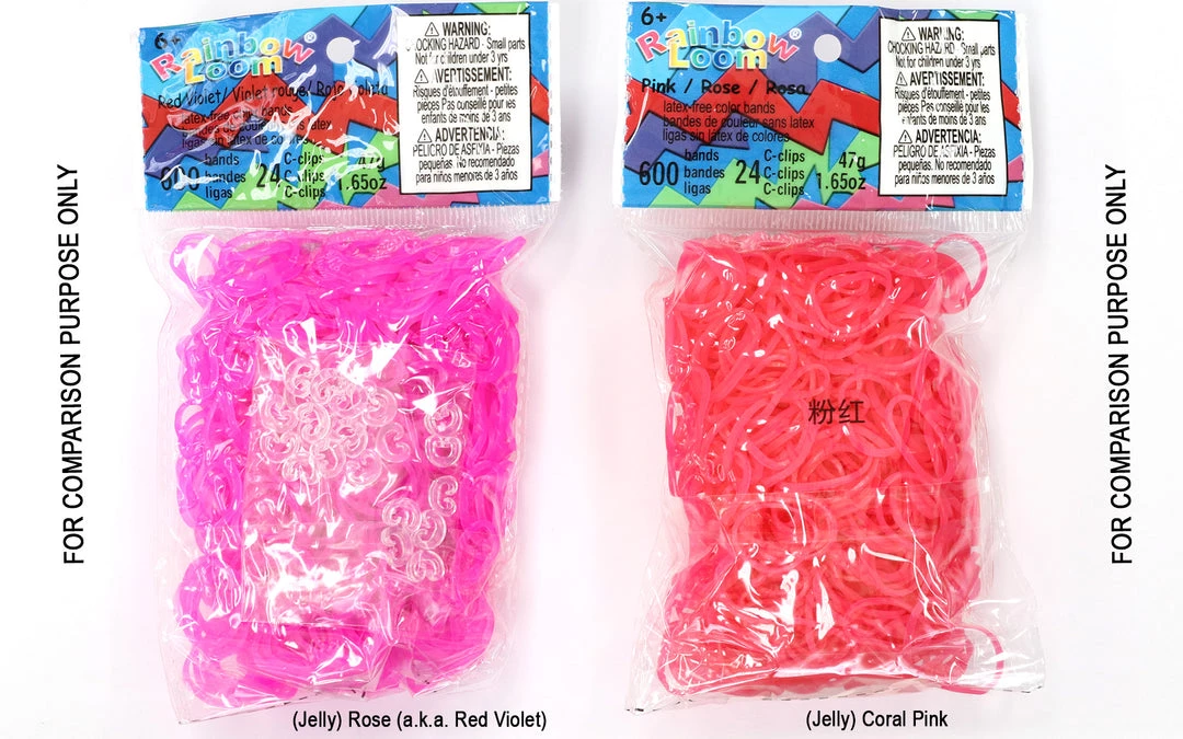 Rainbow Loom LLC RL Band (Jelly) Coral Pink Rainbow Loom Rubber Bands 3 Rainbow Loom LLC RL Band (Jelly) Coral Pink Rainbow Loom Rubber Bands
