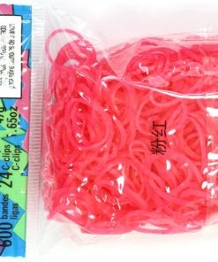 Rainbow Loom LLC RL Band (Jelly) Coral Pink Rainbow Loom Rubber Bands