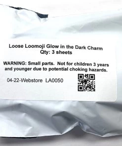 Choon's Design LLC Loose Loomoji® Glow In The Dark Charm, Qty: 3 Sheets 5 Choon's Design LLC Loose Loomoji® Glow In The Dark Charm, Qty: 3 Sheets