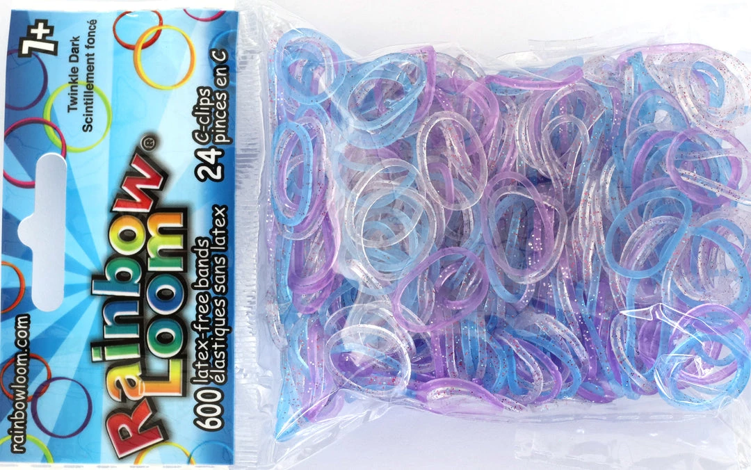 Choon's Design LLC RL Band (Glitter) Twinkle Dark Mix Rainbow Loom Rubber Bands 1 Choon's Design LLC RL Band (Glitter) Twinkle Dark Mix Rainbow Loom Rubber Bands