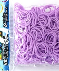Choon's Design LLC Rainbow Loom Rubber Bands RL Band (Smoothie) Pastel Purple