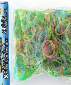 Choon's Design LLC Rainbow Loom Rubber Bands RL Band (Glitter) Twinkle Bright Mix