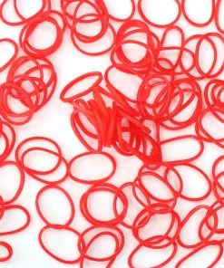 Choon's Design LLC Rainbow Loom Rubber Bands RL Band (Opaque) Red (New Formulation)