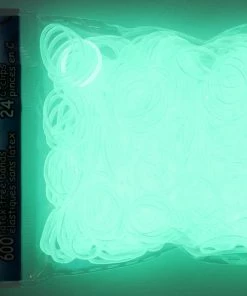 Choon's Design LLC Rainbow Loom Rubber Bands RL Band (Jelly) Clear Glow In The Dark