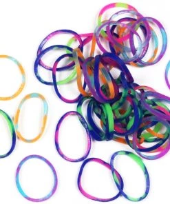 Choon's Design LLC RL Band (Jelly) Rainbow Tie-Dye Rainbow Loom Rubber Bands