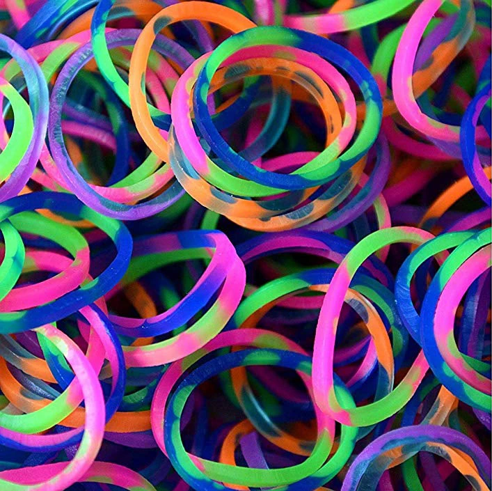 Choon's Design LLC RL Band (Jelly) Rainbow Tie-Dye Rainbow Loom Rubber Bands 3 Choon's Design LLC RL Band (Jelly) Rainbow Tie-Dye Rainbow Loom Rubber Bands
