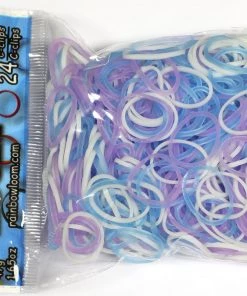 Rainbow Loom USA Webstore RL Band (Jelly & Opaque) Fire Flies Mixed Rainbow Loom Rubber Bands