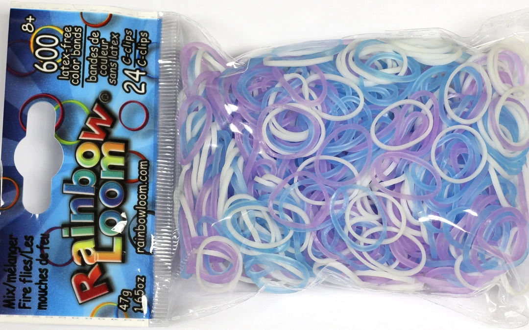 Rainbow Loom USA Webstore RL Band (Jelly & Opaque) Fire Flies Mixed Rainbow Loom Rubber Bands 1 Rainbow Loom USA Webstore RL Band (Jelly & Opaque) Fire Flies Mixed Rainbow Loom Rubber Bands