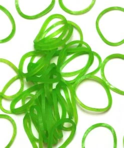 Choon's Design LLC Rainbow Loom Rubber Bands RL Band (Jelly) Lime Green