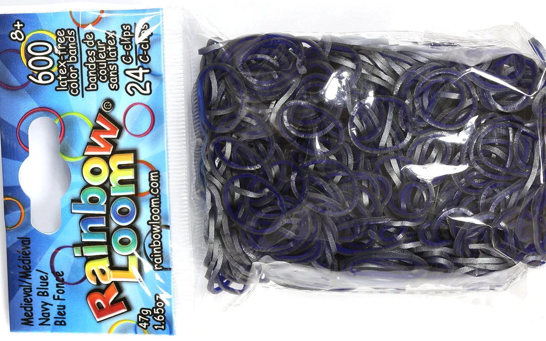 Choon's Design LLC Rainbow Loom Rubber Bands RL Band (Medieval 600) Navy Blue 1 Choon's Design LLC Rainbow Loom Rubber Bands RL Band (Medieval 600) Navy Blue