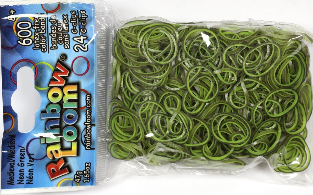 Choon's Design LLC RL Band (Medieval 600) Neon Green Rainbow Loom Rubber Bands 1 Choon's Design LLC RL Band (Medieval 600) Neon Green Rainbow Loom Rubber Bands