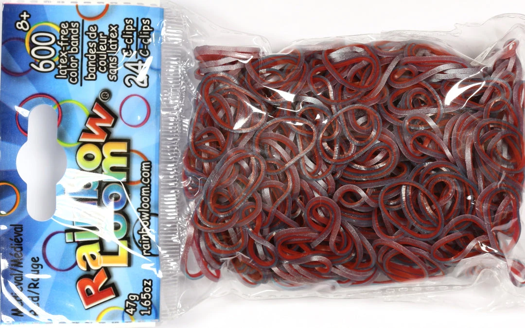 Choon's Design LLC RL Band (Medieval 600) Red Rainbow Loom Rubber Bands 1 Choon's Design LLC RL Band (Medieval 600) Red Rainbow Loom Rubber Bands