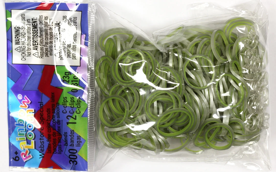 Rainbow Loom USA Webstore Rainbow Loom Rubber Bands RL Band (Medieval 300) Lime Green 1 Rainbow Loom USA Webstore Rainbow Loom Rubber Bands RL Band (Medieval 300) Lime Green
