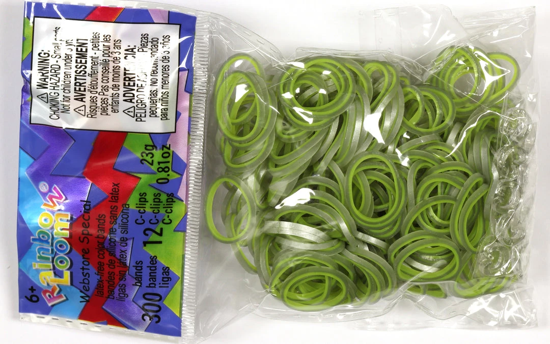 Rainbow Loom USA Webstore RL Band (Medieval 300) Neon Green Rainbow Loom Rubber Bands 1 Rainbow Loom USA Webstore RL Band (Medieval 300) Neon Green Rainbow Loom Rubber Bands