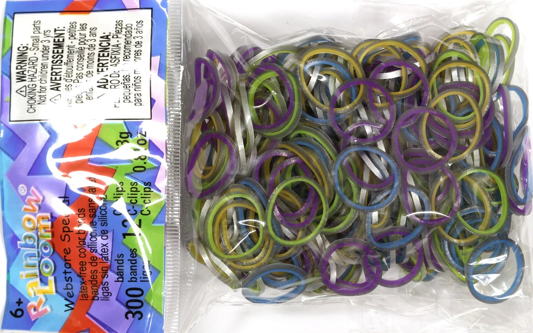 Rainbow Loom USA Webstore RL Band (Medieval 300) Shining Armor Mixed Rainbow Loom Rubber Bands 1 Rainbow Loom USA Webstore RL Band (Medieval 300) Shining Armor Mixed Rainbow Loom Rubber Bands