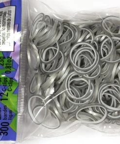 Rainbow Loom USA Webstore RL Band (Medieval 300) White Rainbow Loom Rubber Bands