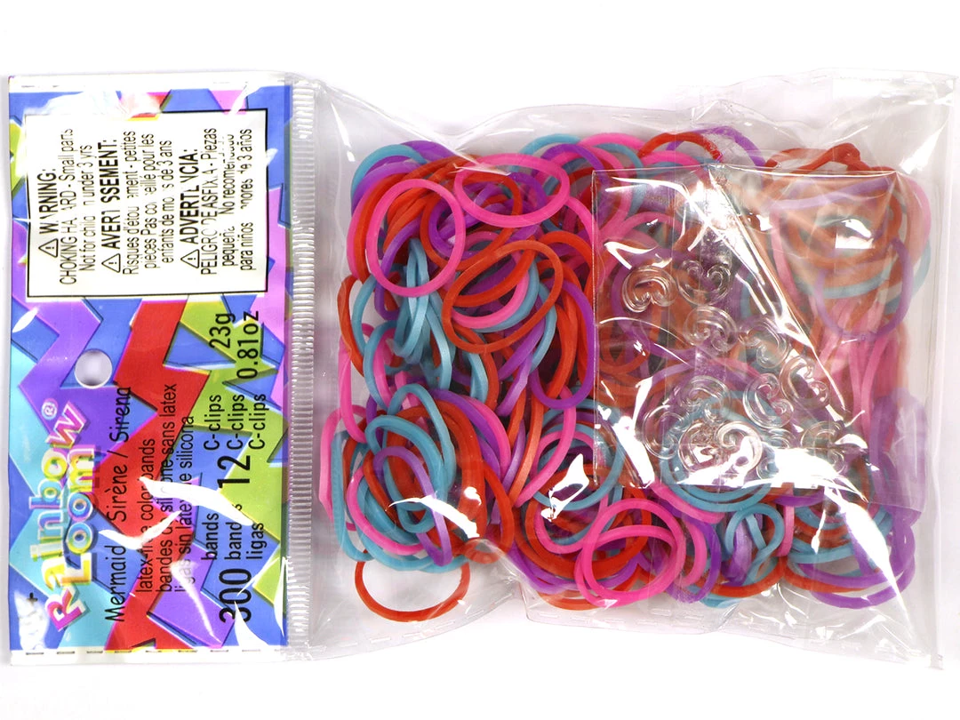 Rainbow Loom USA Webstore RL Band (Silicone 300) Mermaid Theme 1 Rainbow Loom USA Webstore RL Band (Silicone 300) Mermaid Theme