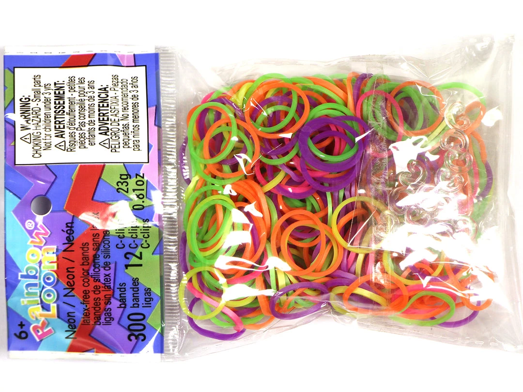 Rainbow Loom USA Webstore RL Band (Silicone 300) Mixed Neon 1 Rainbow Loom USA Webstore RL Band (Silicone 300) Mixed Neon