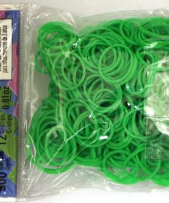 Rainbow Loom USA Webstore RL Band (Silicone 300) Neon Green