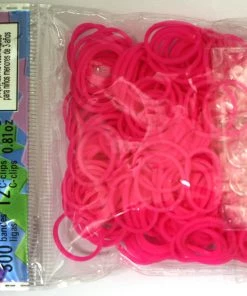 Rainbow Loom USA Webstore RL Band (Silicone 300) Neon Pink