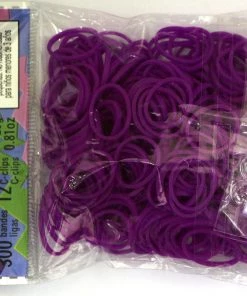 Rainbow Loom USA Webstore Rainbow Loom Rubber Bands RL Band (Silicone 300) Neon Purple