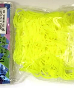 Rainbow Loom USA Webstore Rainbow Loom Rubber Bands RL Band (Silicone 300) Neon Yellow