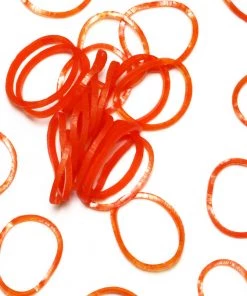 Choon's Design LLC Rainbow Loom Rubber Bands RL Band (Jelly) Orange