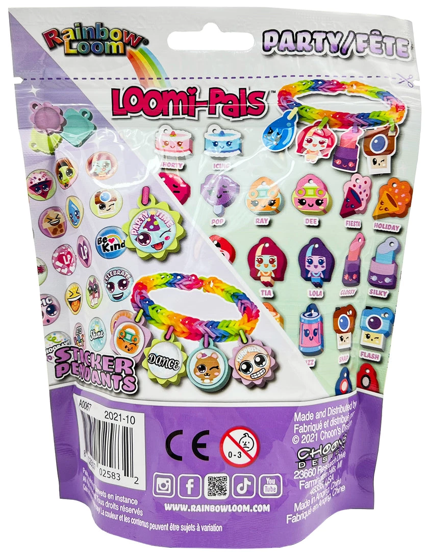 Choon's Design LLC Loomi-Pals Charm Bracelet Kit – Party 2 Choon's Design LLC Loomi-Pals Charm Bracelet Kit – Party